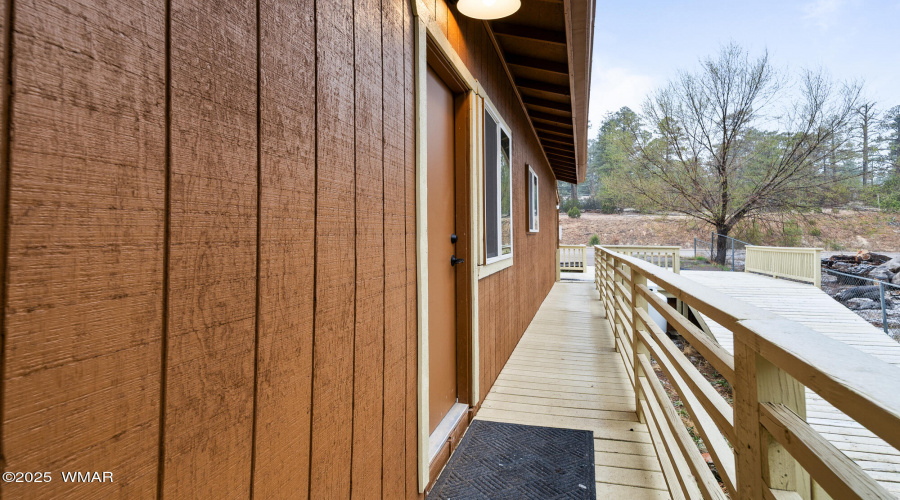 Access to Back Deck