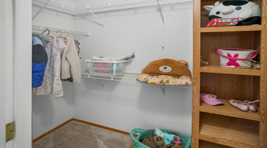 Walk-in closet bedroom two