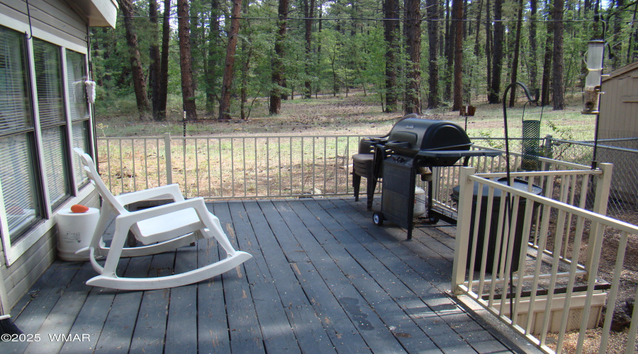 BBQ area open deck