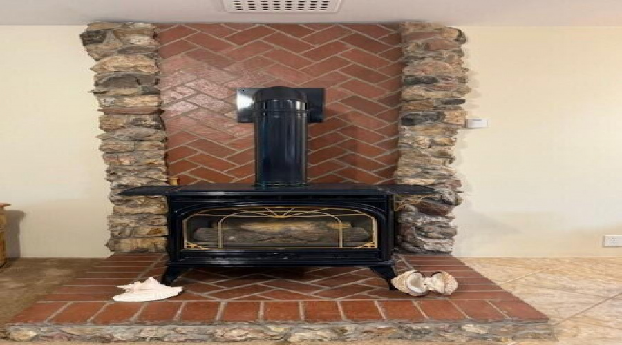 fireplace LR