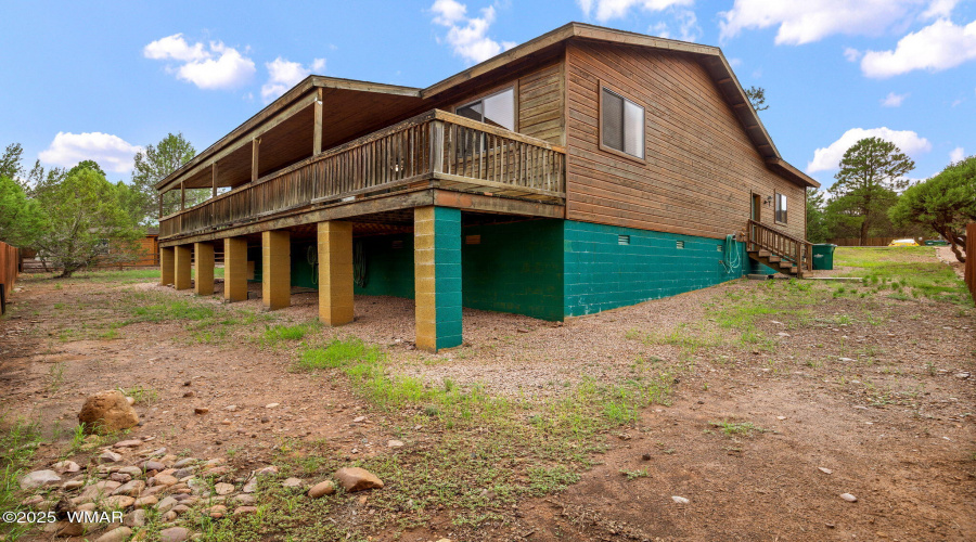 Side/Back View of Home