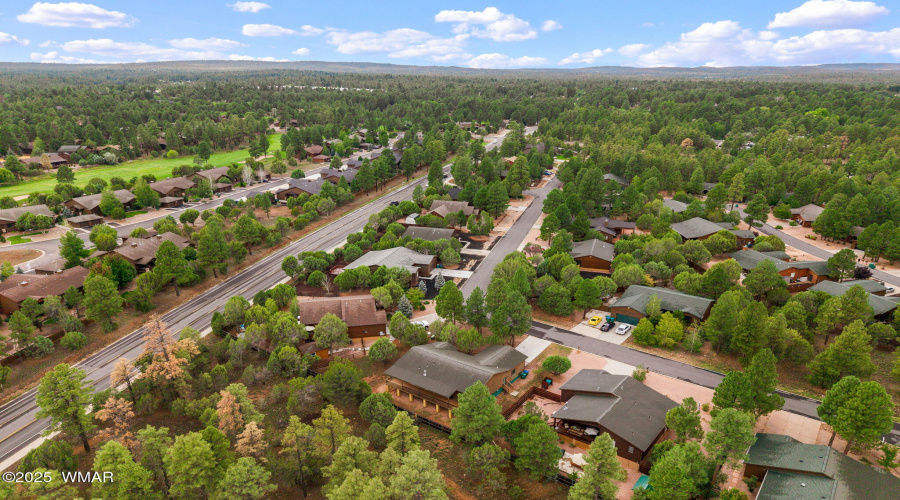 Aerial View of Community and Fairway