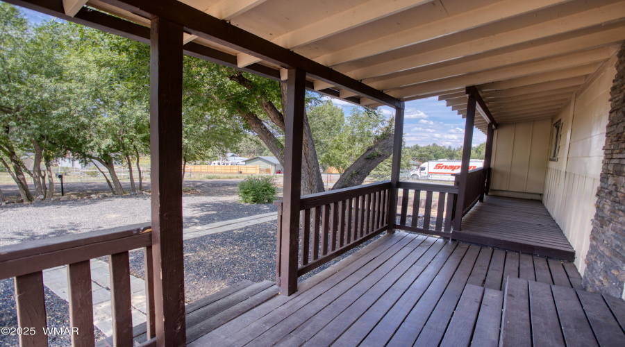 Covered Porch - Front