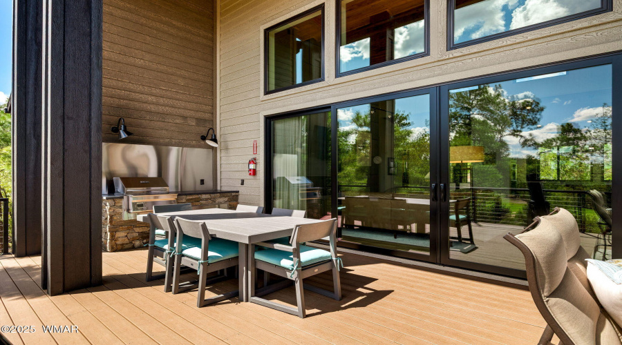 Covered Back Deck