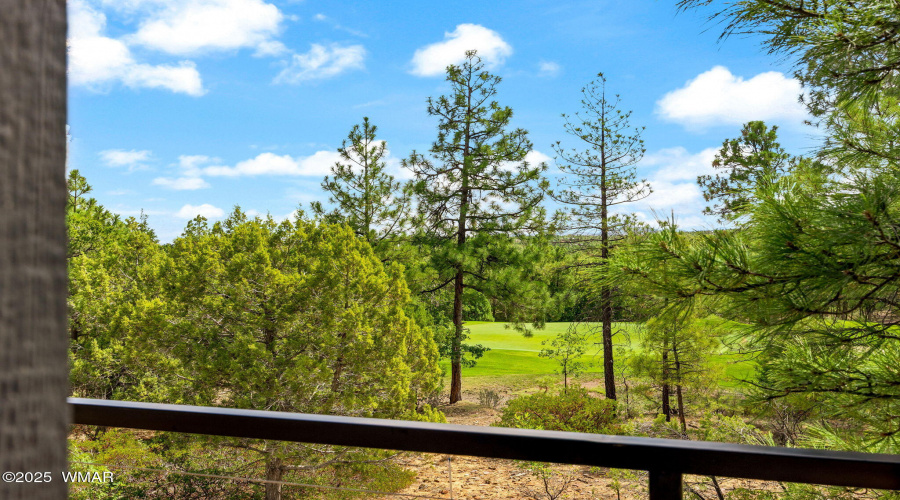 Golf Course View from Back Deck