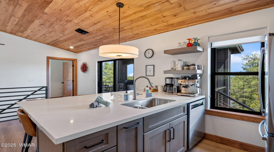 Guest House Kitchen toward 1st bedroom