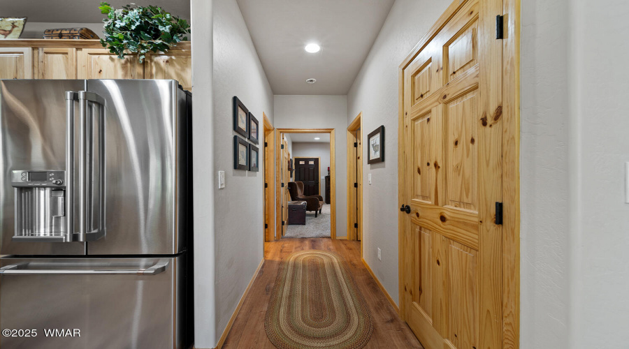 Hall to Primary and 1/2 Bath