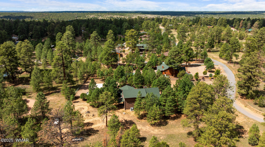 Aerial View toward White Mountains