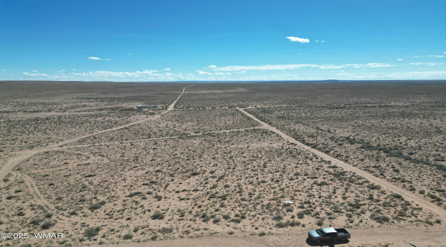 Land view east of homestead area