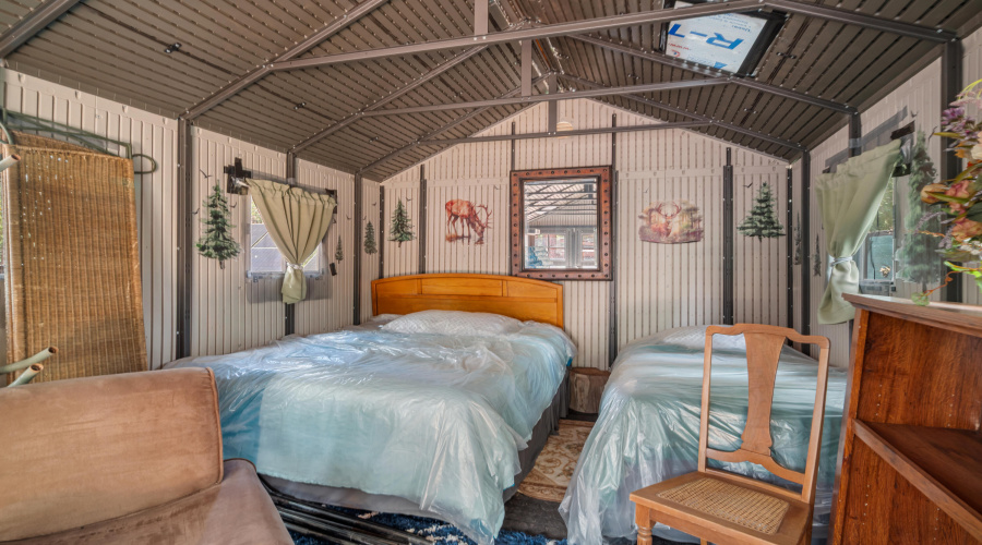 inside bunkhouse