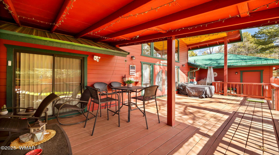 Back Covered Deck