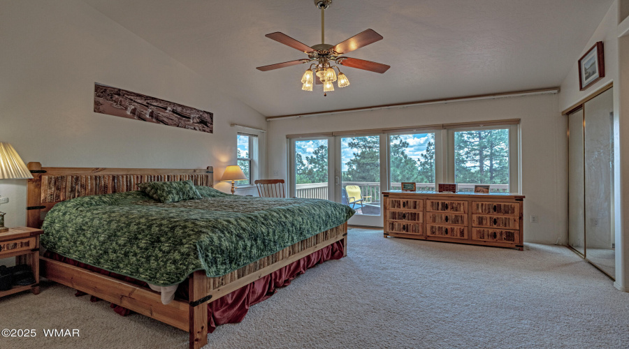 Primary Bedroom with Acees to the Deck