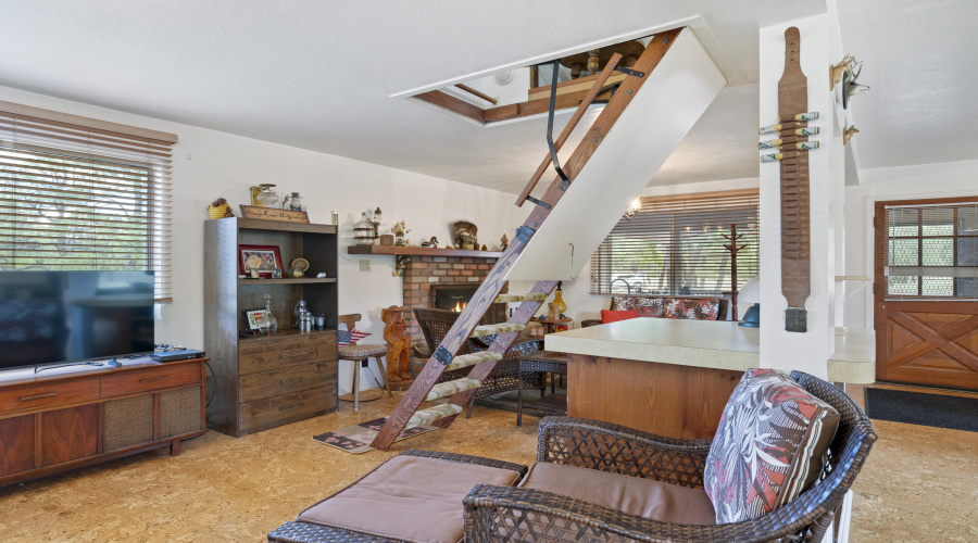 Stairs to loft
