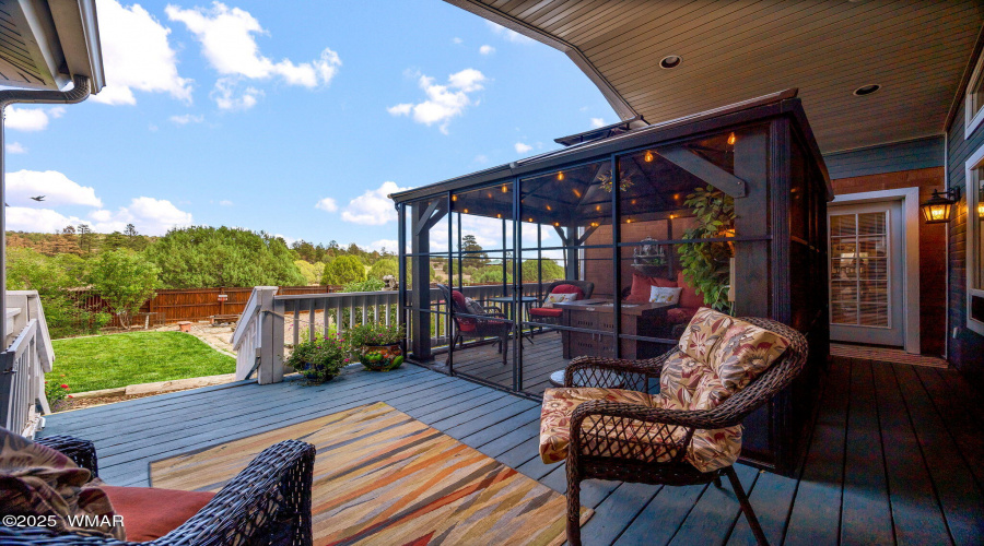 Back Covered Deck