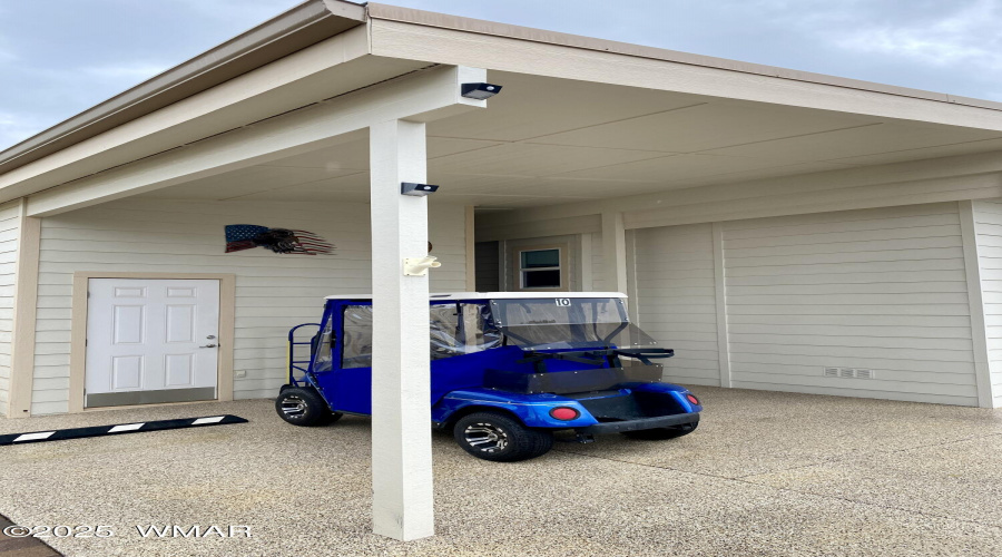 Epoxied Carport