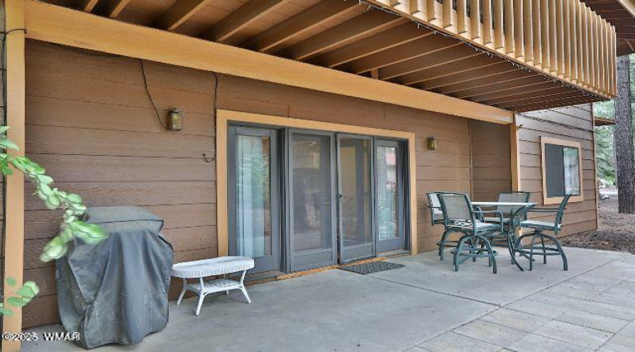 patio area