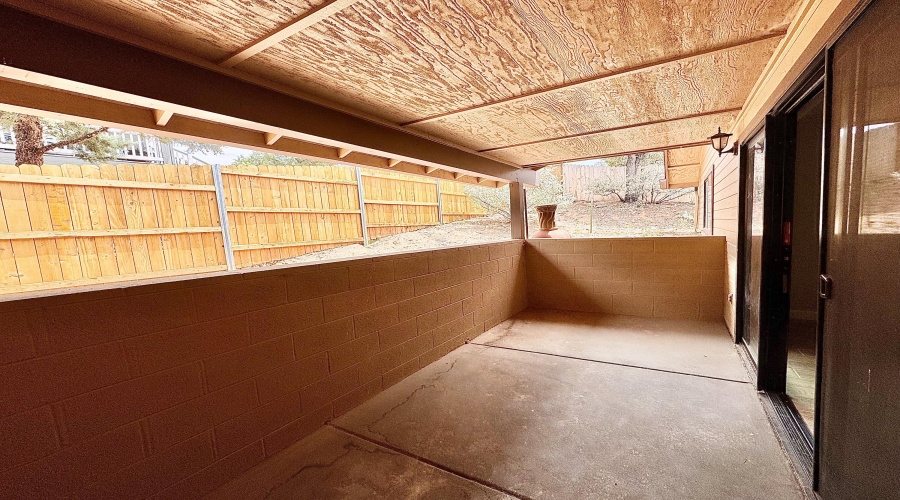25 - Covered Patio view 2