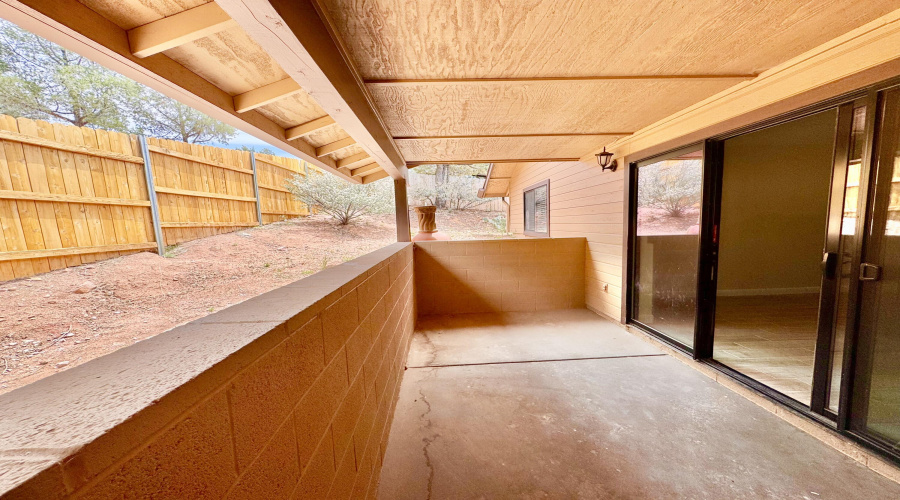 26- Covered Patio view 3