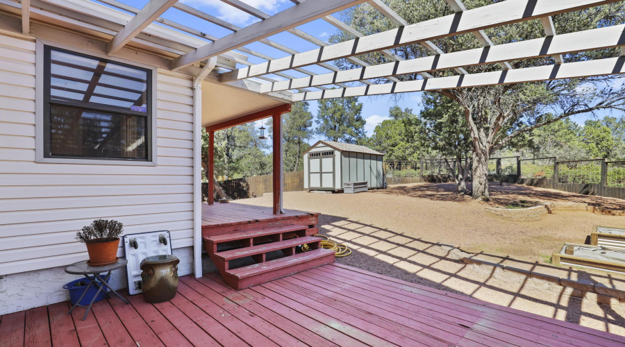 511 N Hemlock Circle Rear Deck Pergola
