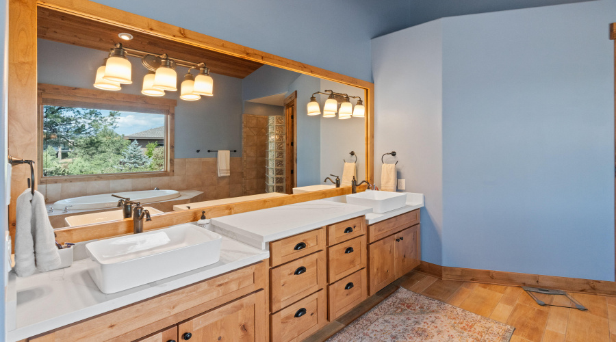 Primary bathroom suite