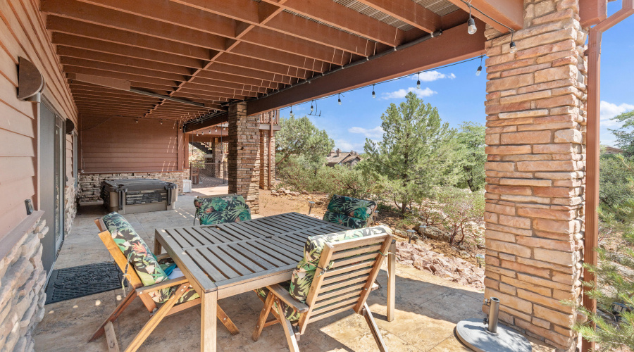 Lower level patio