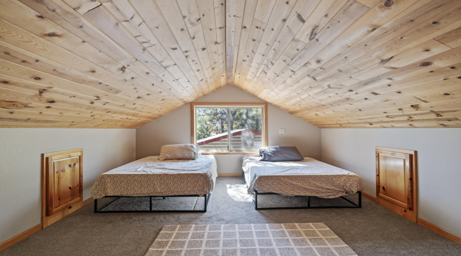Loft sleeping area