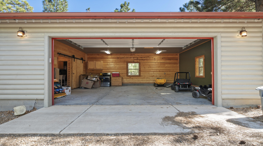 inside garage