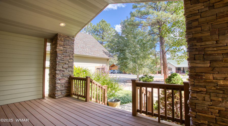 Front deck
