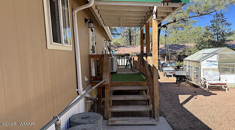 Rear Deck Stairs