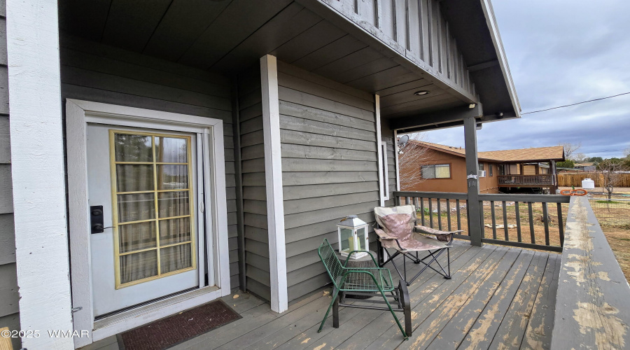 Back deck