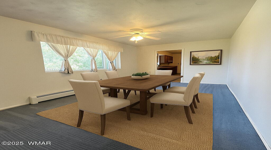 Serene Dining Room with Natural Light