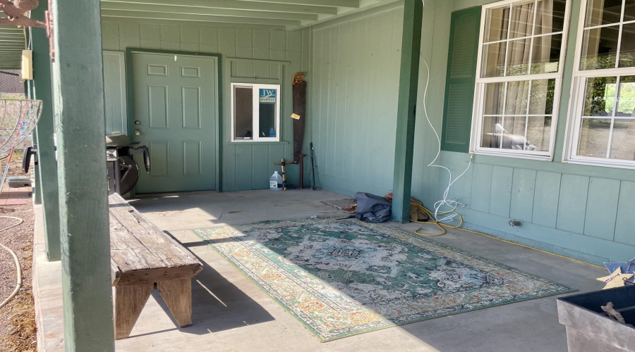 Front covered patio