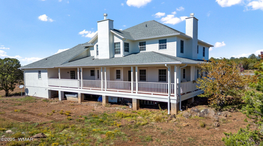 Wrap around deck