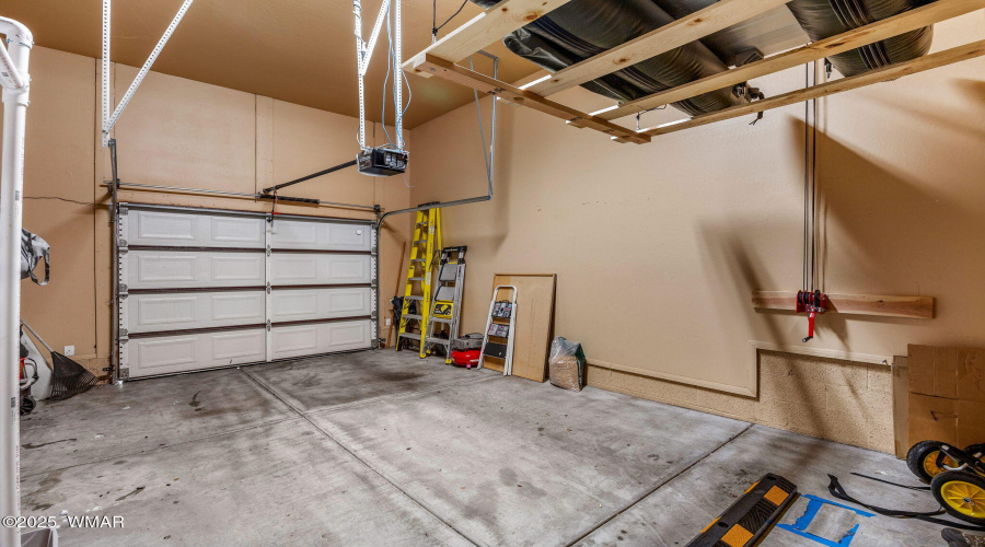 Oversized garage with storage