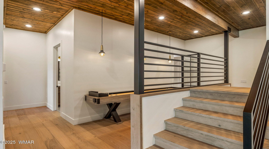 Metal Railings throughout