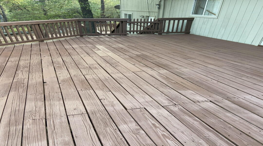 NEWLY STAINED DECKS