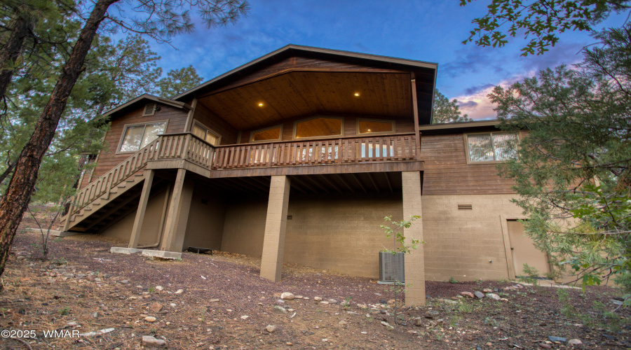 Private Covered Back Deck