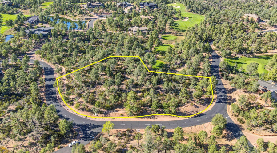 Drone with Property Lines