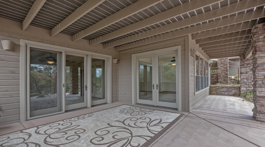 Downstairs Patio