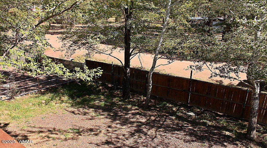 Front Yard from Upstairs Front Deck