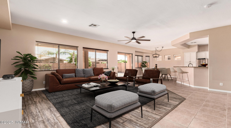 Great Room and Dining Area