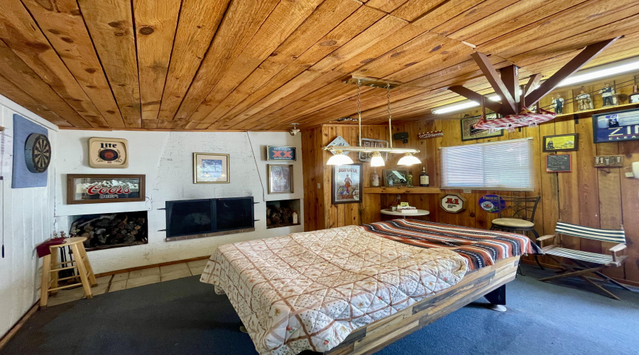 Pool Table Fireplace