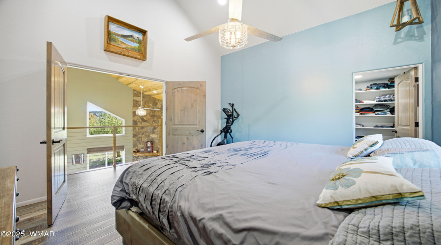 Main bedroom looking out