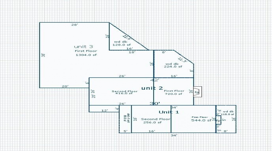 Floor Plan of Unit-3