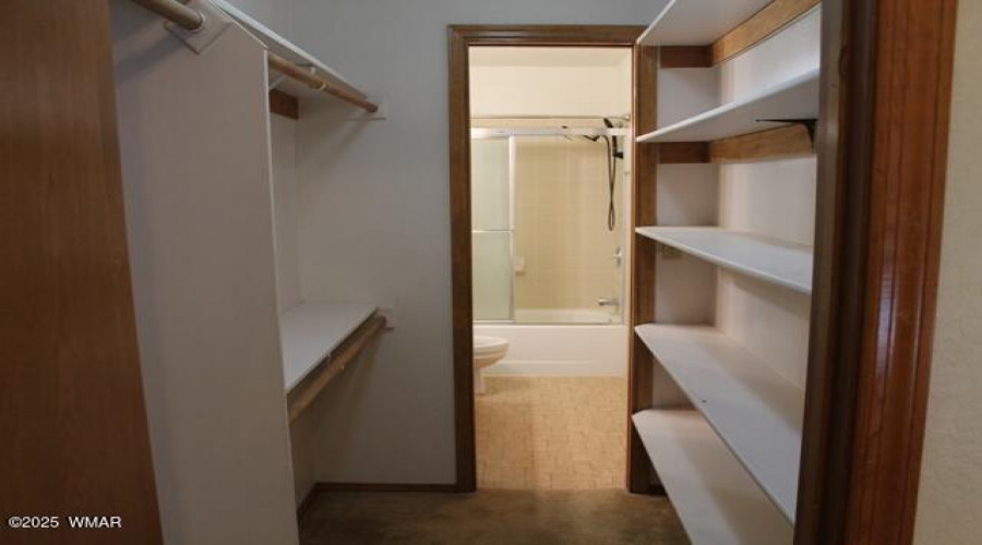 upstairs bedroom  closet