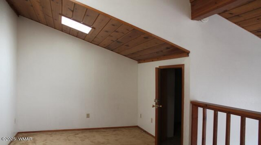 upstairs loft area and closet