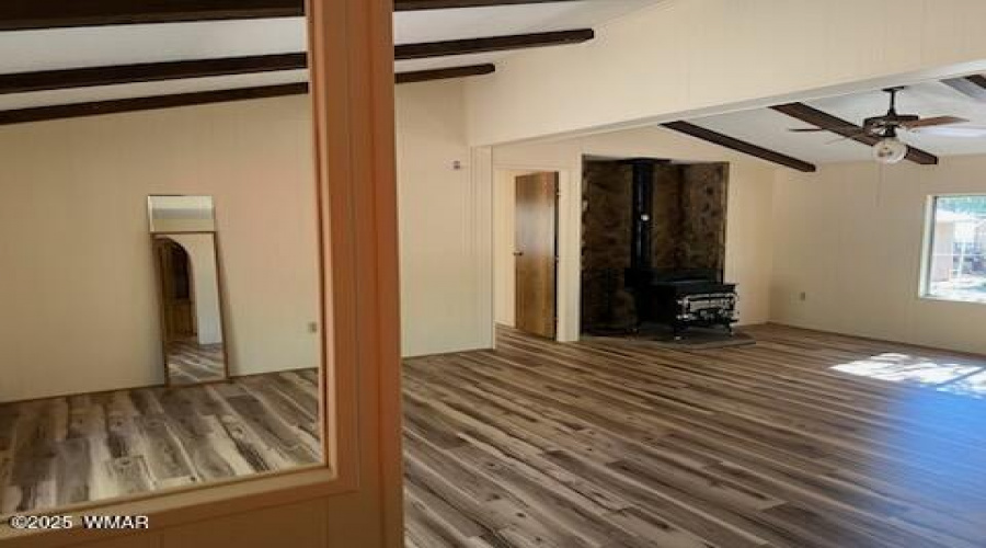 Living Room and Woodstove