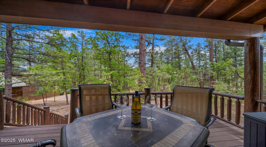 Deck with privacy and views