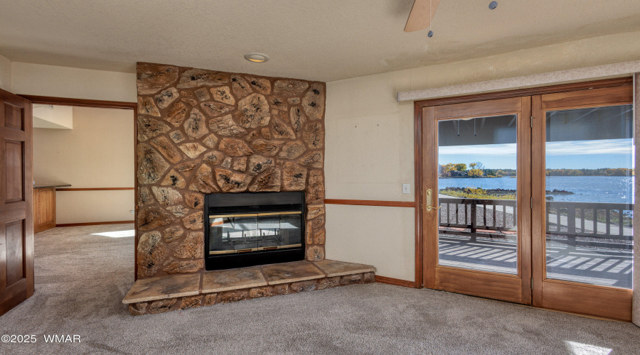 Downstairs Bedroom towards deck