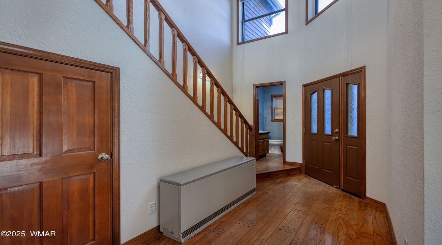 Foyer looking towards guest bath